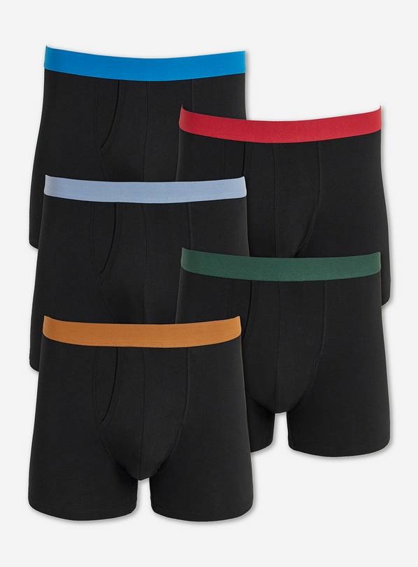 JACAMO 5 Pack Contrast Waistband Boxers 33/35