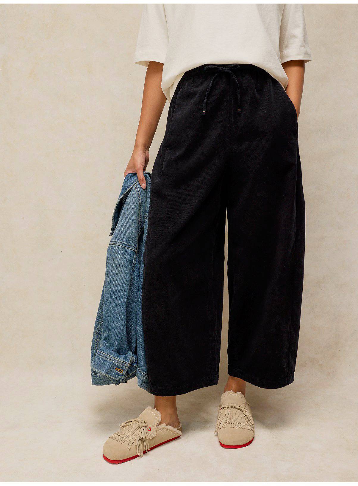 WHITE STUFF Leona Pull on Cord Trouser 8 - Image 1