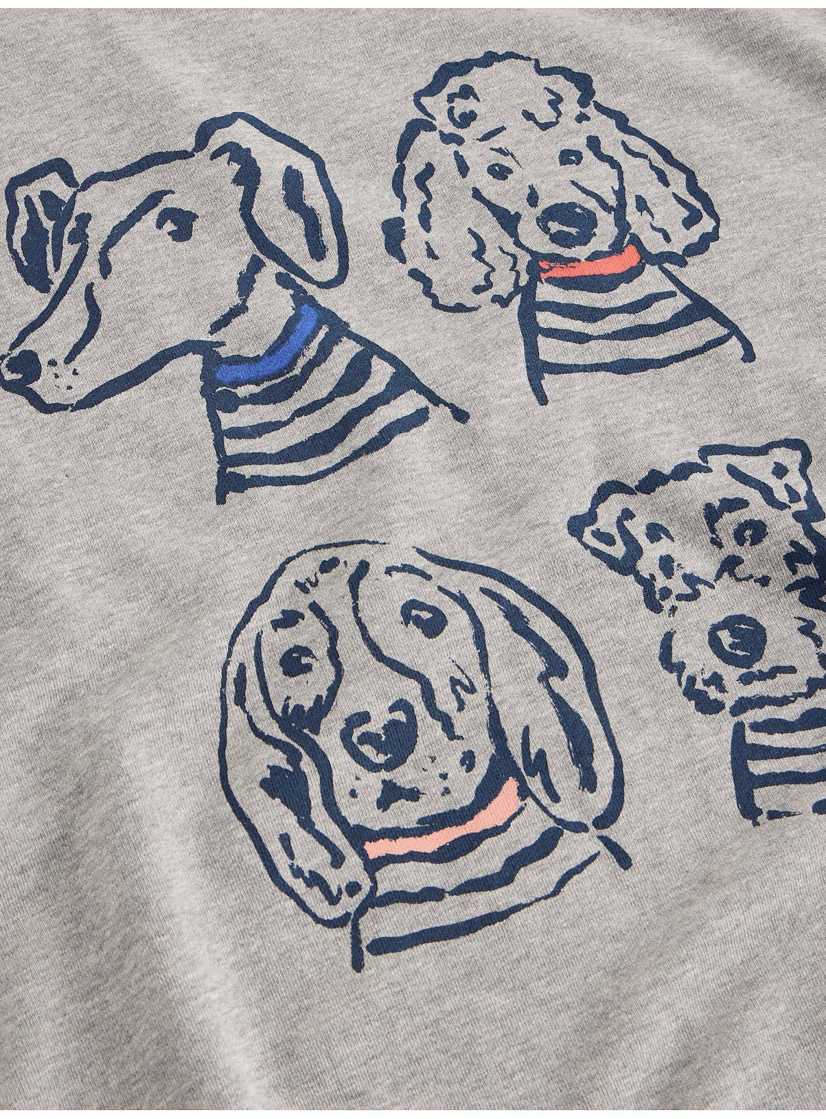 WHITE STUFF Cleo Longline Dog Graphic Sweat Grey 12 - Image 6 thumbnail