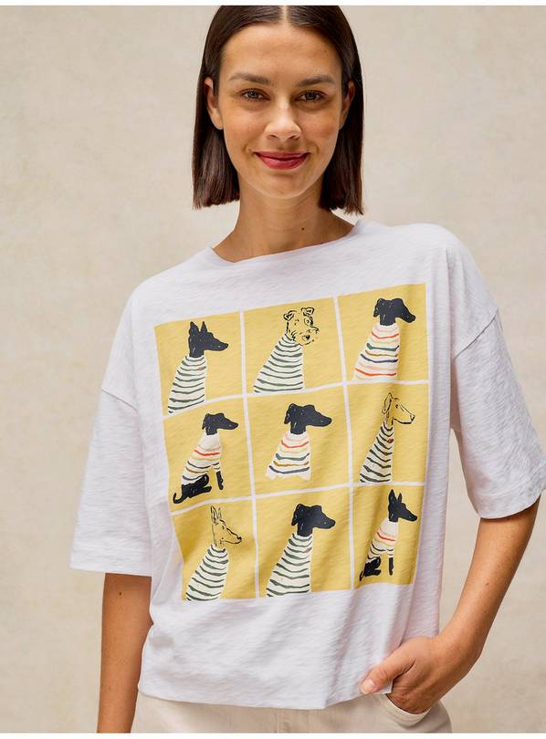 WHITE STUFF Katya Graphic T-Shirt 16