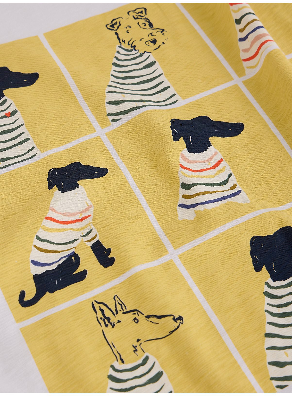 WHITE STUFF Katya Dog Print Graphic T-Shirt 10 - Image 6 thumbnail