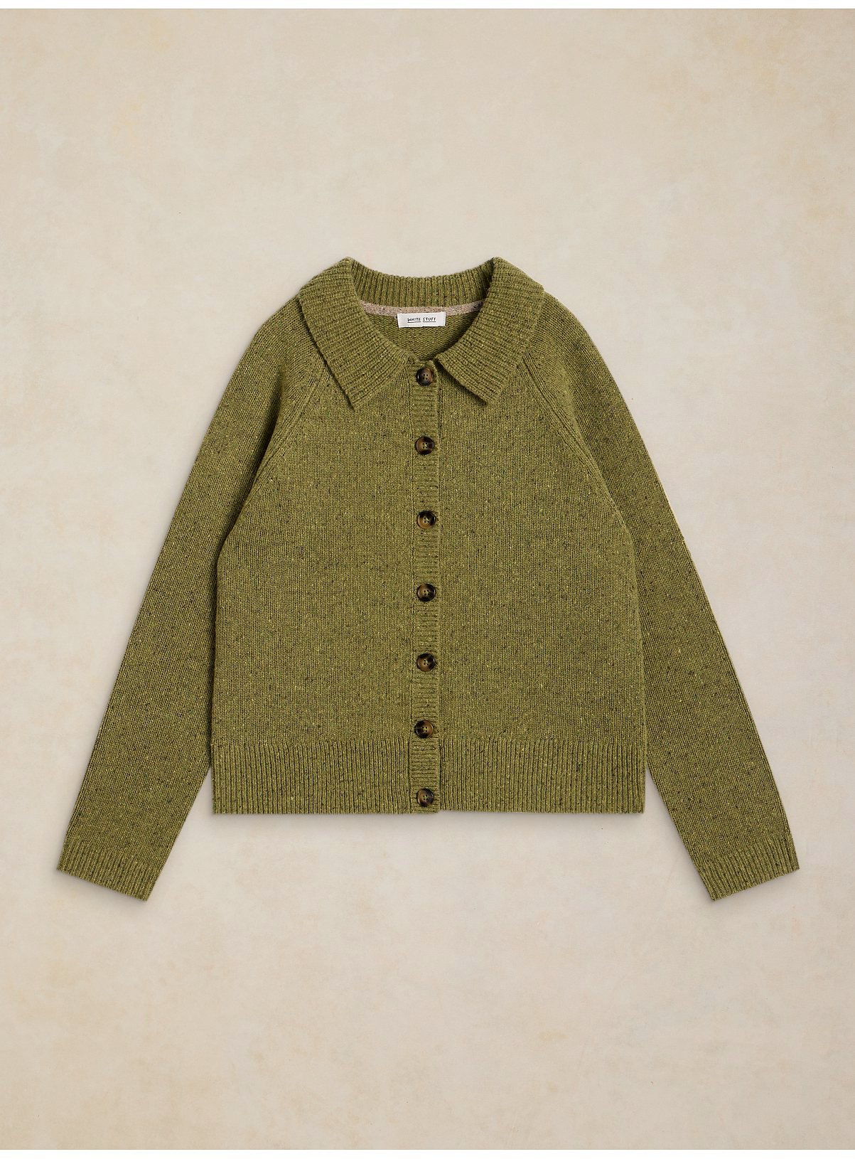 WHITE STUFF Shepherd Collar Wool Rich Cardigan 10 - Image 5 thumbnail