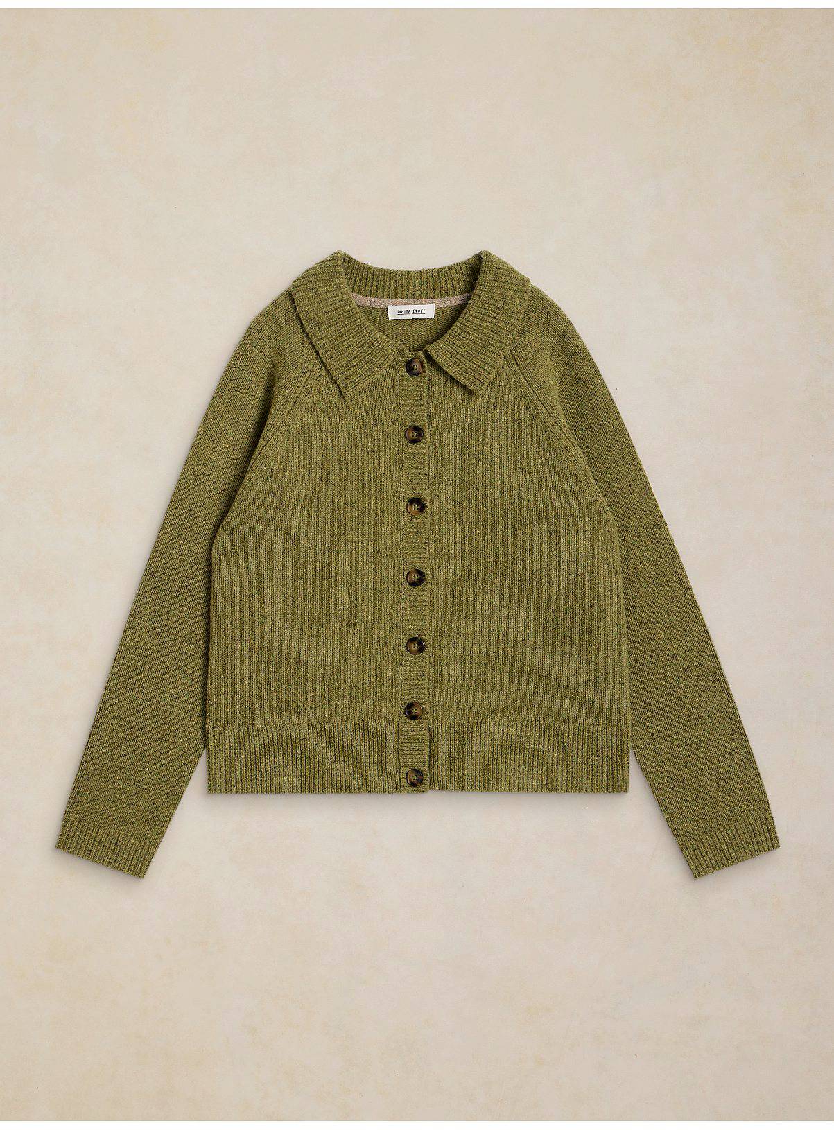 WHITE STUFF Shepherd Collar Wool Rich Cardigan 10 - Image 5