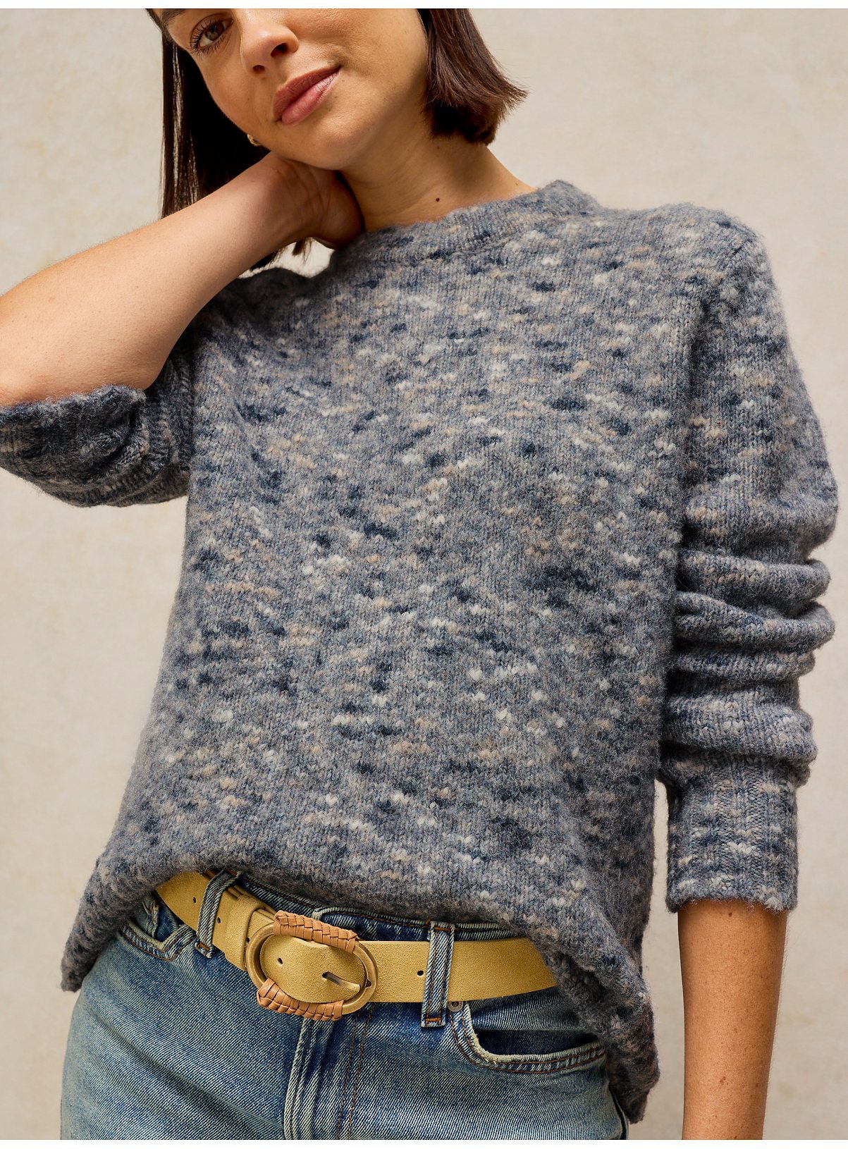 WHITE STUFF Nena Nep Jumper 12 - Image 3 thumbnail