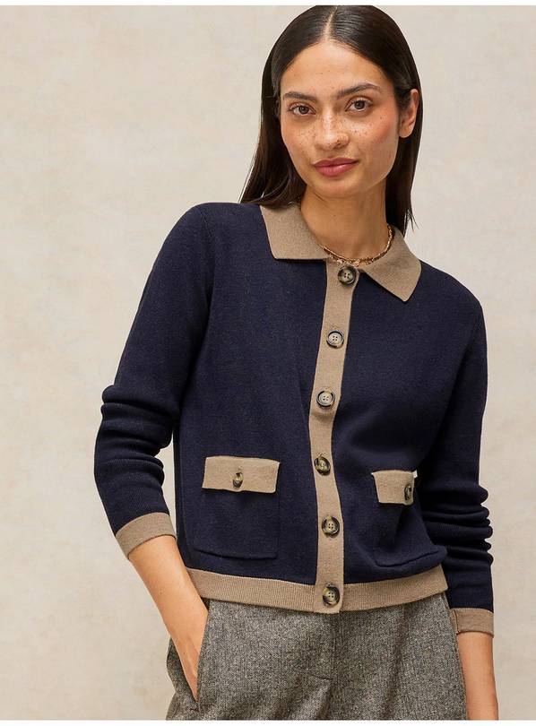 WHITE STUFF Charlotte Collar Cardigan 14