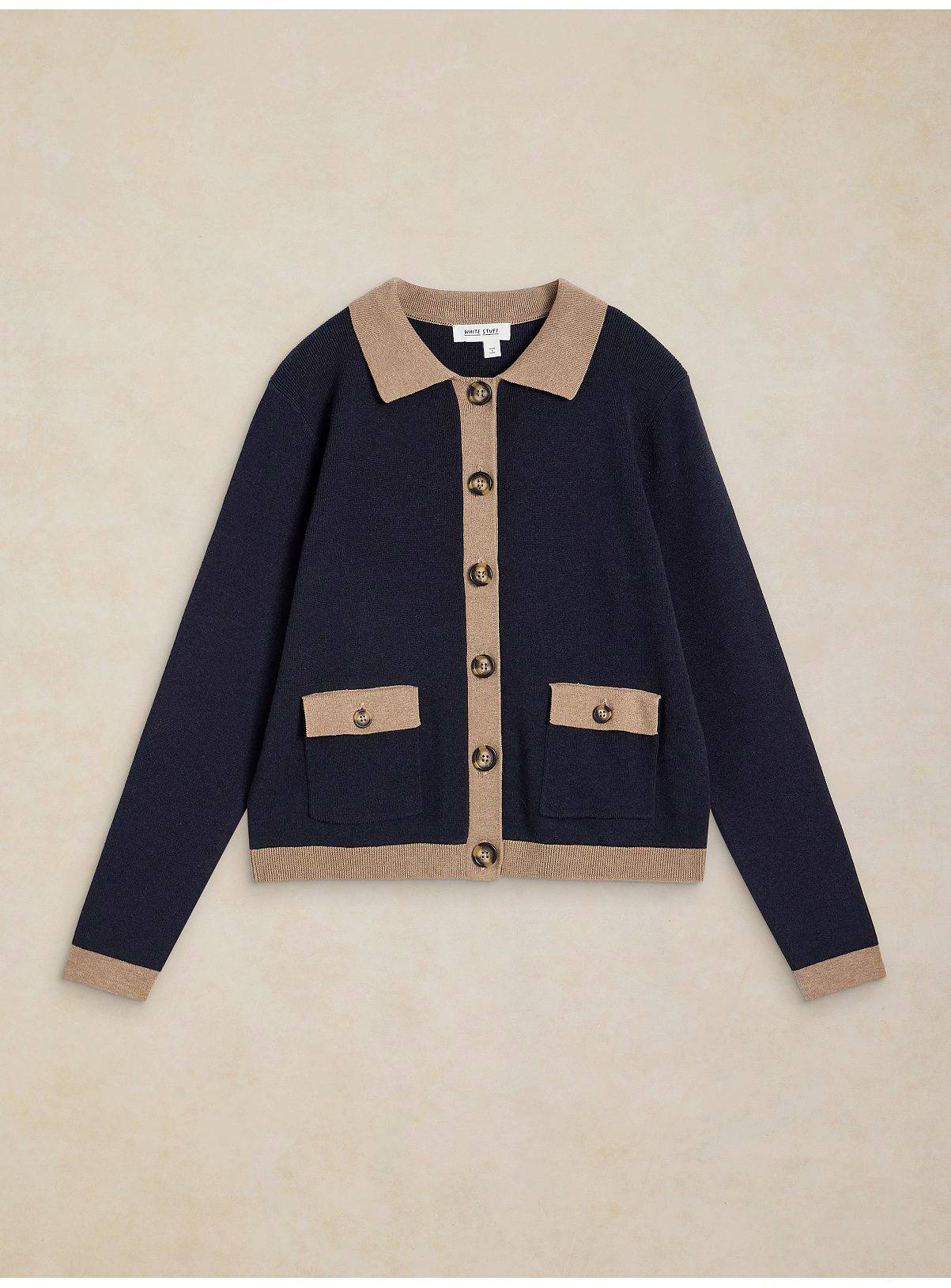 WHITE STUFF Charlotte Collar Cardigan 14 - Image 5