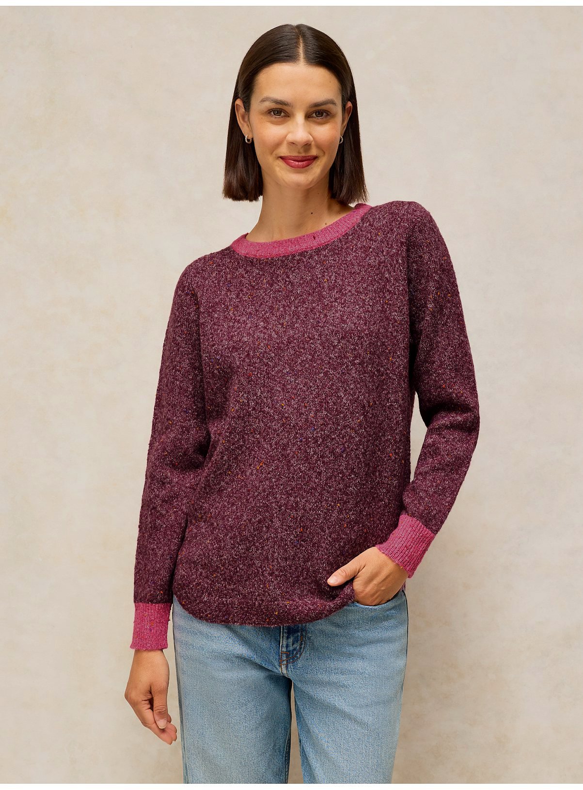 WHITE STUFF Talia Nep Jumper 18 - Image 1 thumbnail