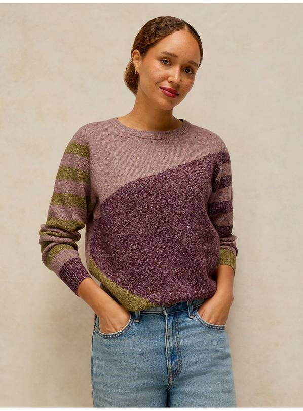 WHITE STUFF Talia Nep Abstract Jumper 12
