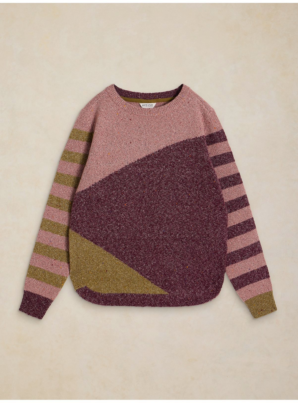 WHITE STUFF Talia Nep Abstract Jumper 18 - Image 5 thumbnail