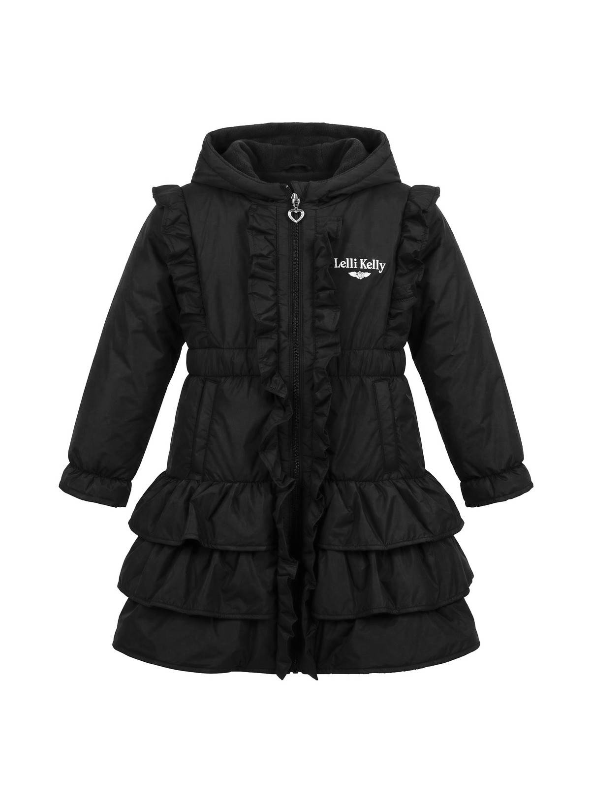 LELLI KELLY Bella Fleece Lined Padded Coat Black 8-9 years - Image 3