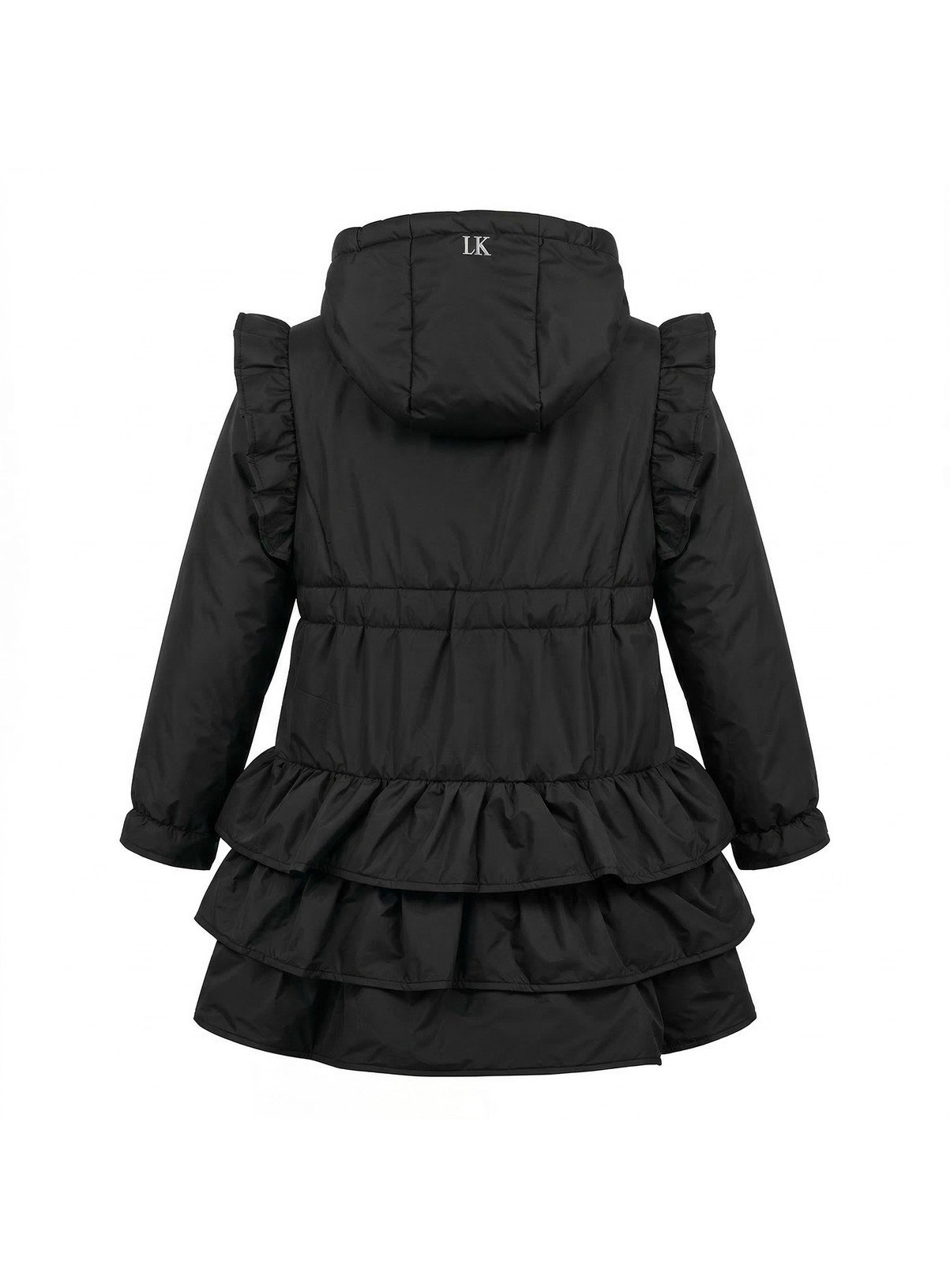 LELLI KELLY Bella Fleece Lined Padded Coat Black 8-9 years - Image 4 thumbnail
