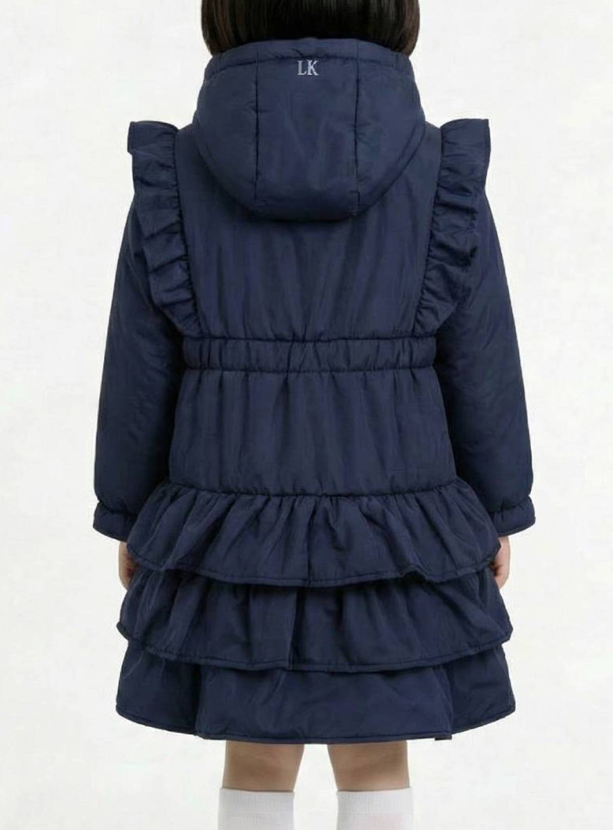 LELLI KELLY Bella Fleece Lined Padded Coat Navy 8-9 years - Image 2