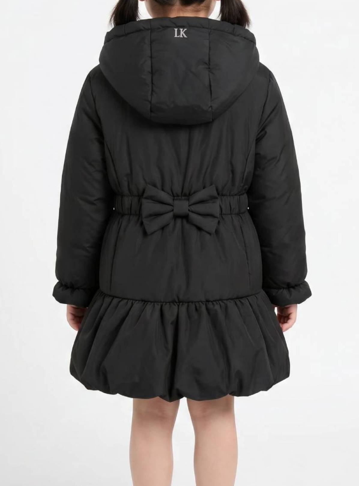 LELLI KELLY Betsy Padded Coat Black With Fleece Lined Hood 3-4 Years - Image 2 thumbnail