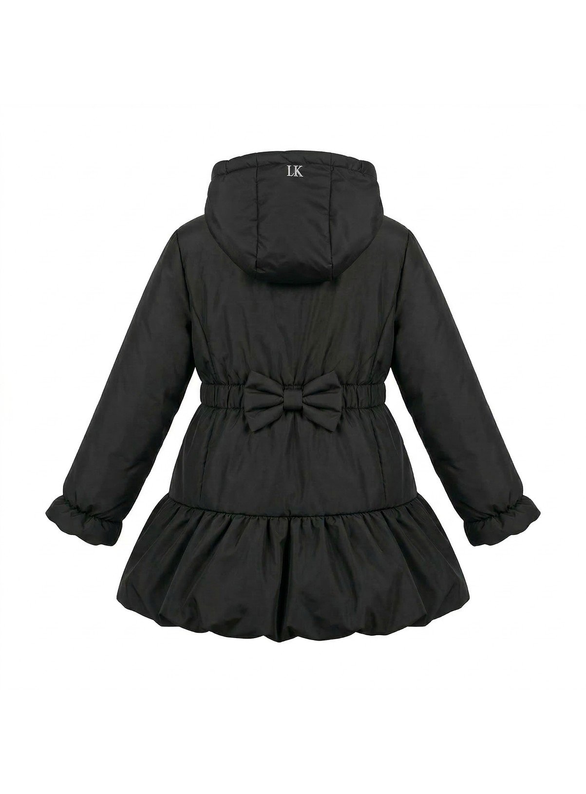 LELLI KELLY Betsy Padded Coat Black With Fleece Lined Hood 3-4 Years - Image 4 thumbnail
