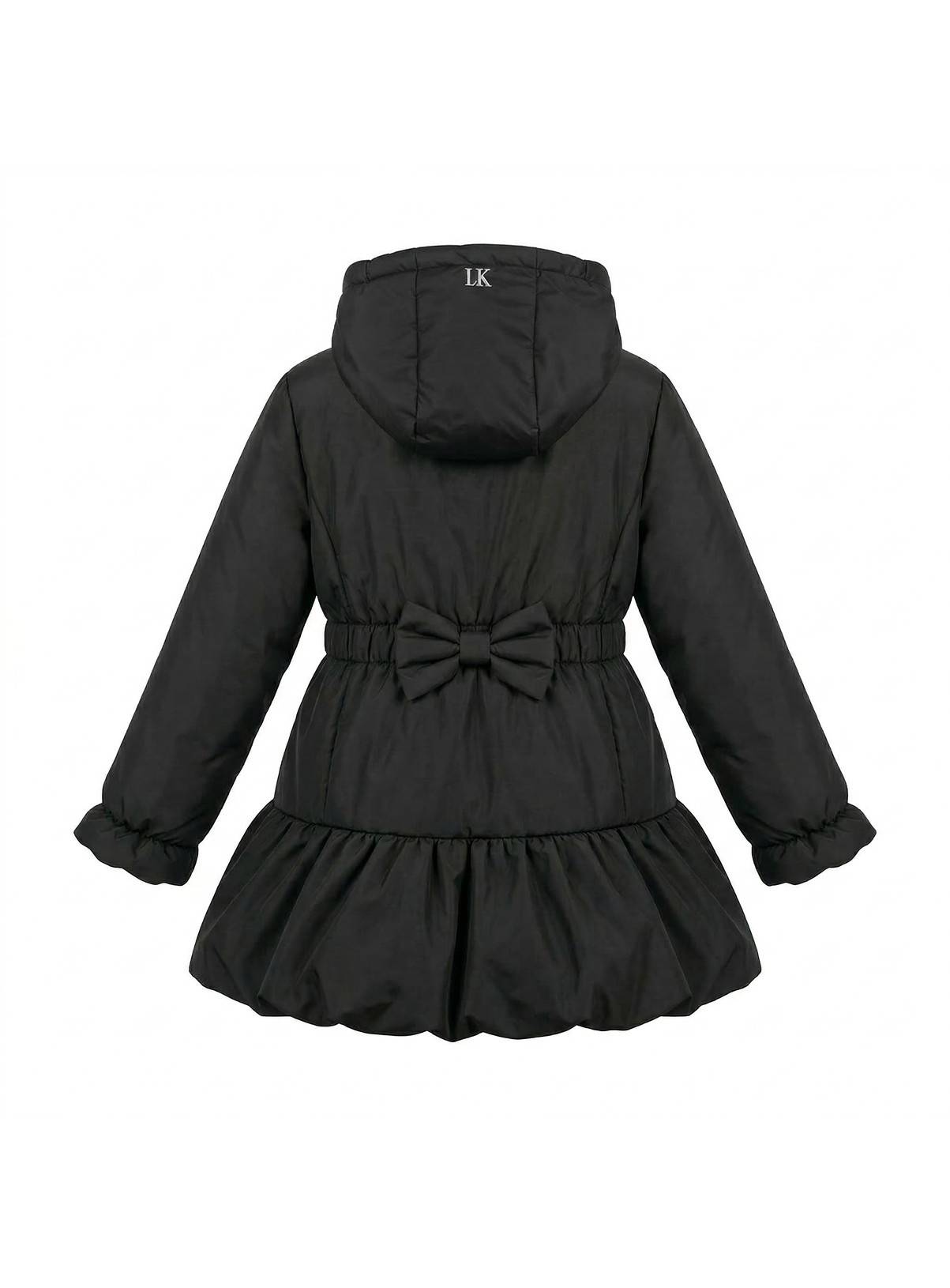 LELLI KELLY Betsy Padded Coat Black With Fleece Lined Hood 3-4 Years - Image 4