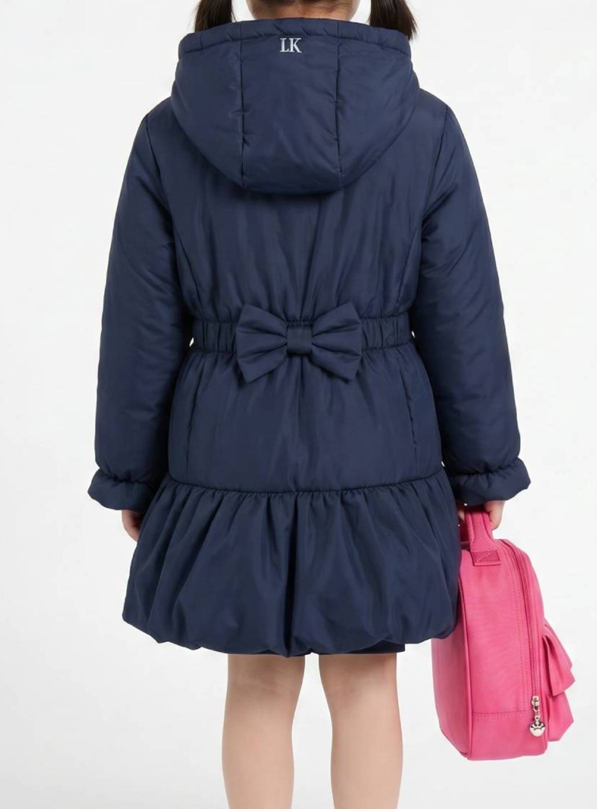 LELLI KELLY Betsy Padded Coat Navy With Fleece Lined Hood 9-10 years - Image 2