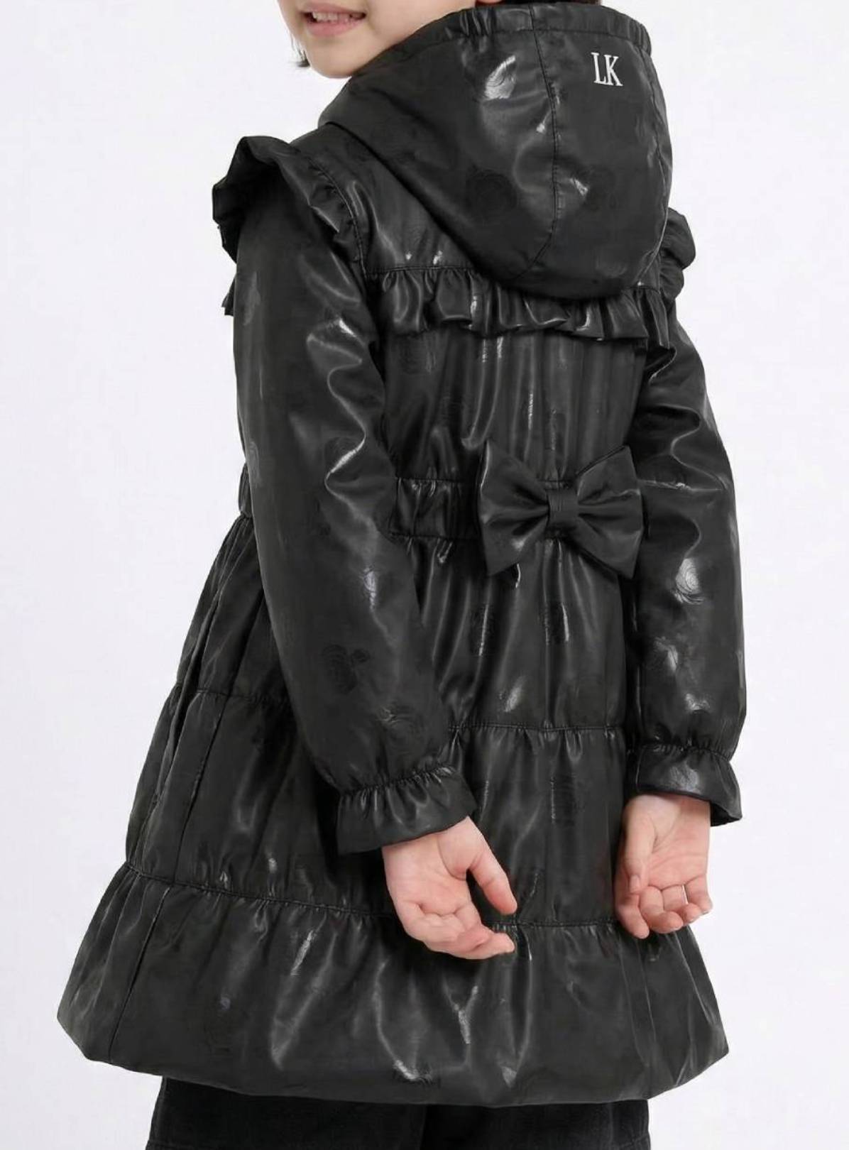 LELLI KELLY Bonnie Fleece Lined Coat Black 9-10 years - Image 2