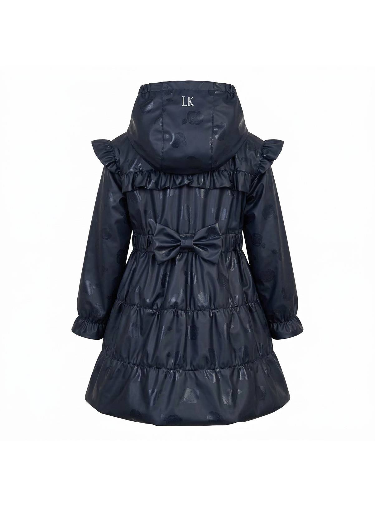 LELLI KELLY Bonnie Fleece Lined Coat Navy 7-8 years - Image 4
