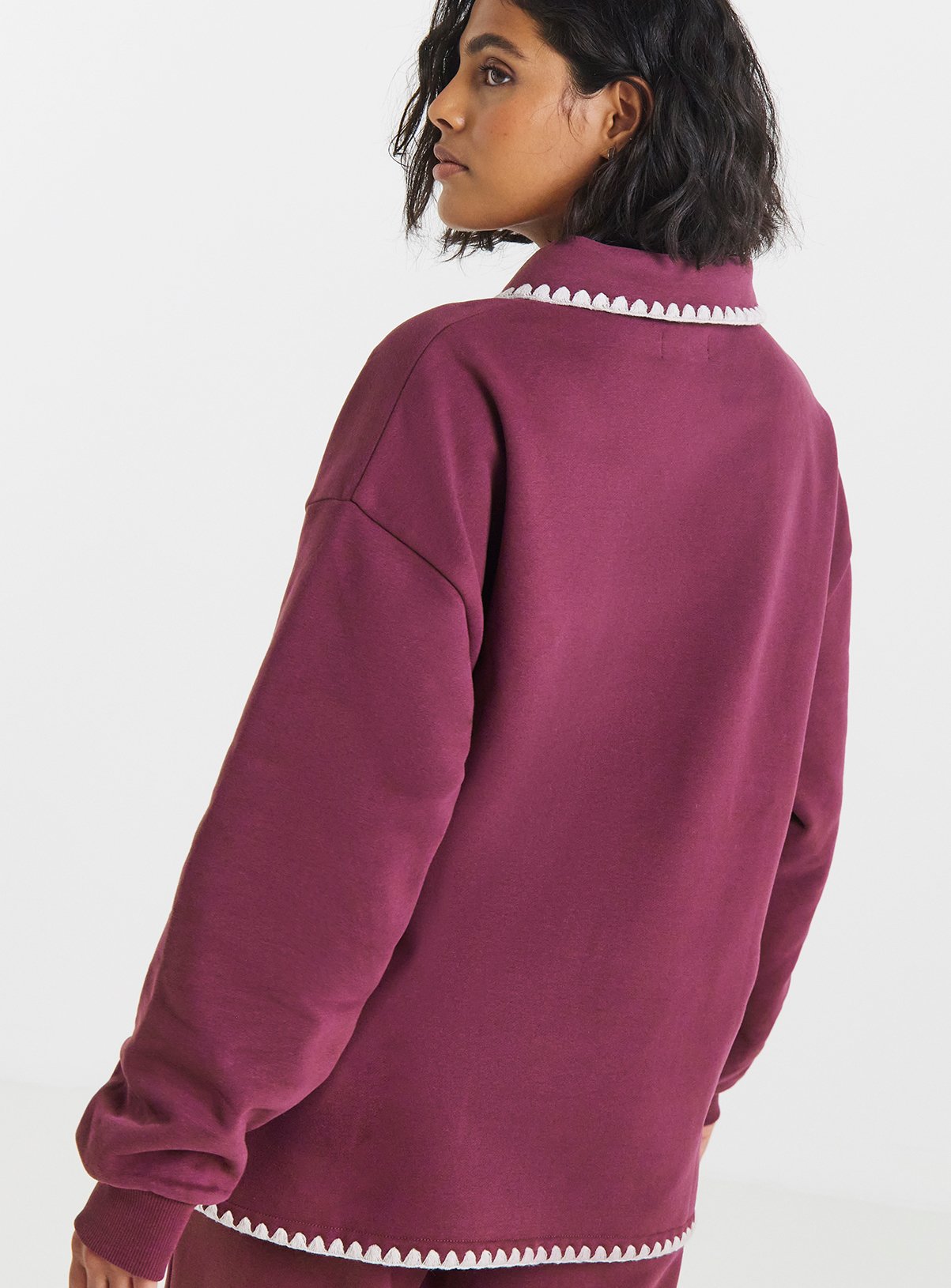 SIMPLY BE Whipstitch Sweatshirt 20 - Image 2 thumbnail