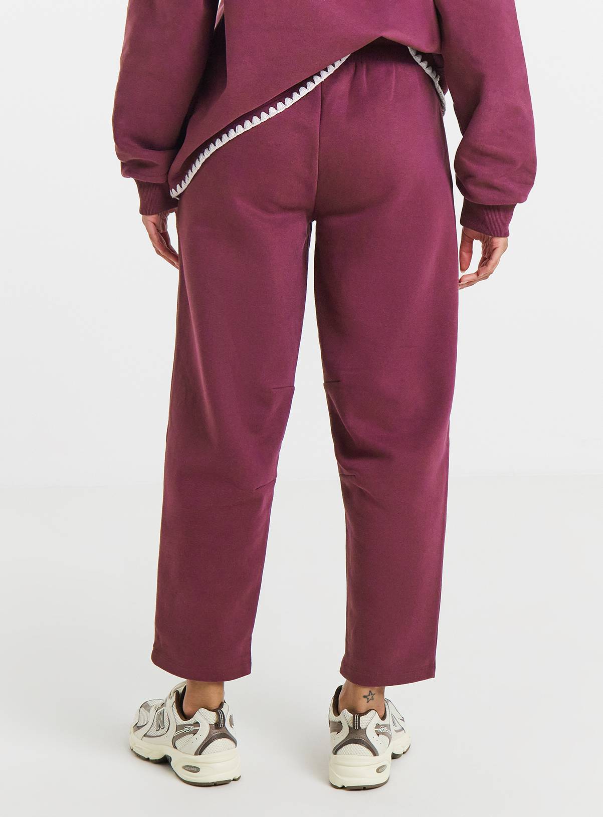 SIMPLY BE Whipstitch Barrel Leg Jogger 32 - Image 2