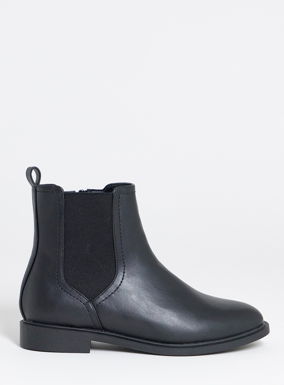 SIMPLY BE Black Classic Chelsea Boot Standard Fit 6 - Image 3 thumbnail