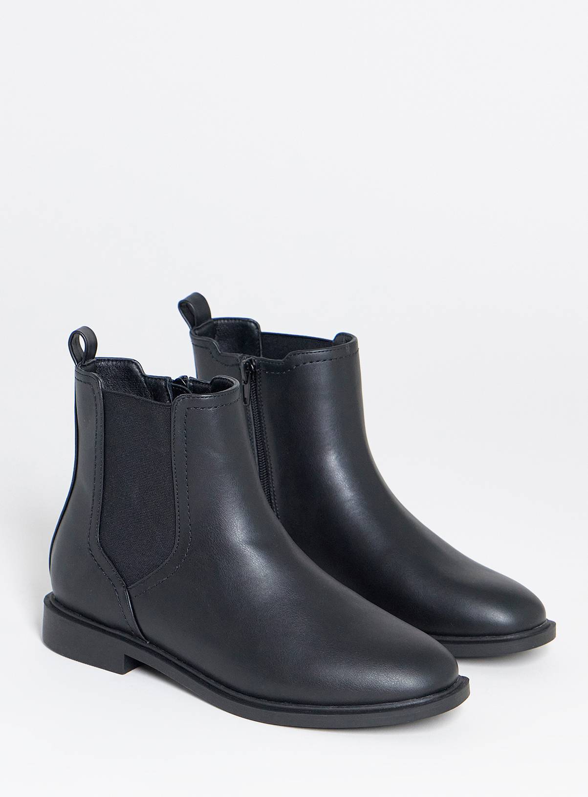 SIMPLY BE Classic Chelsea Boot Wide Fit Black 5 - Image 2