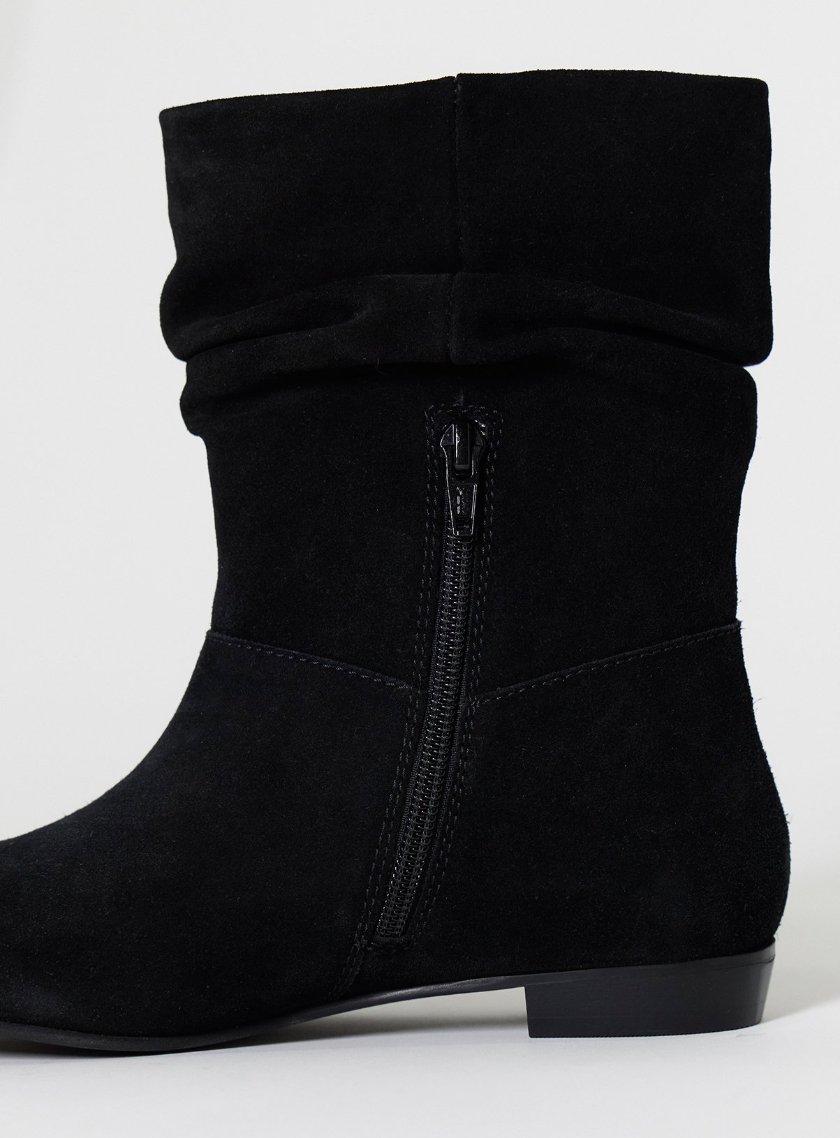 SIMPLY BE Ruched Ankle Boot Wide Fit 6 - Image 4 thumbnail