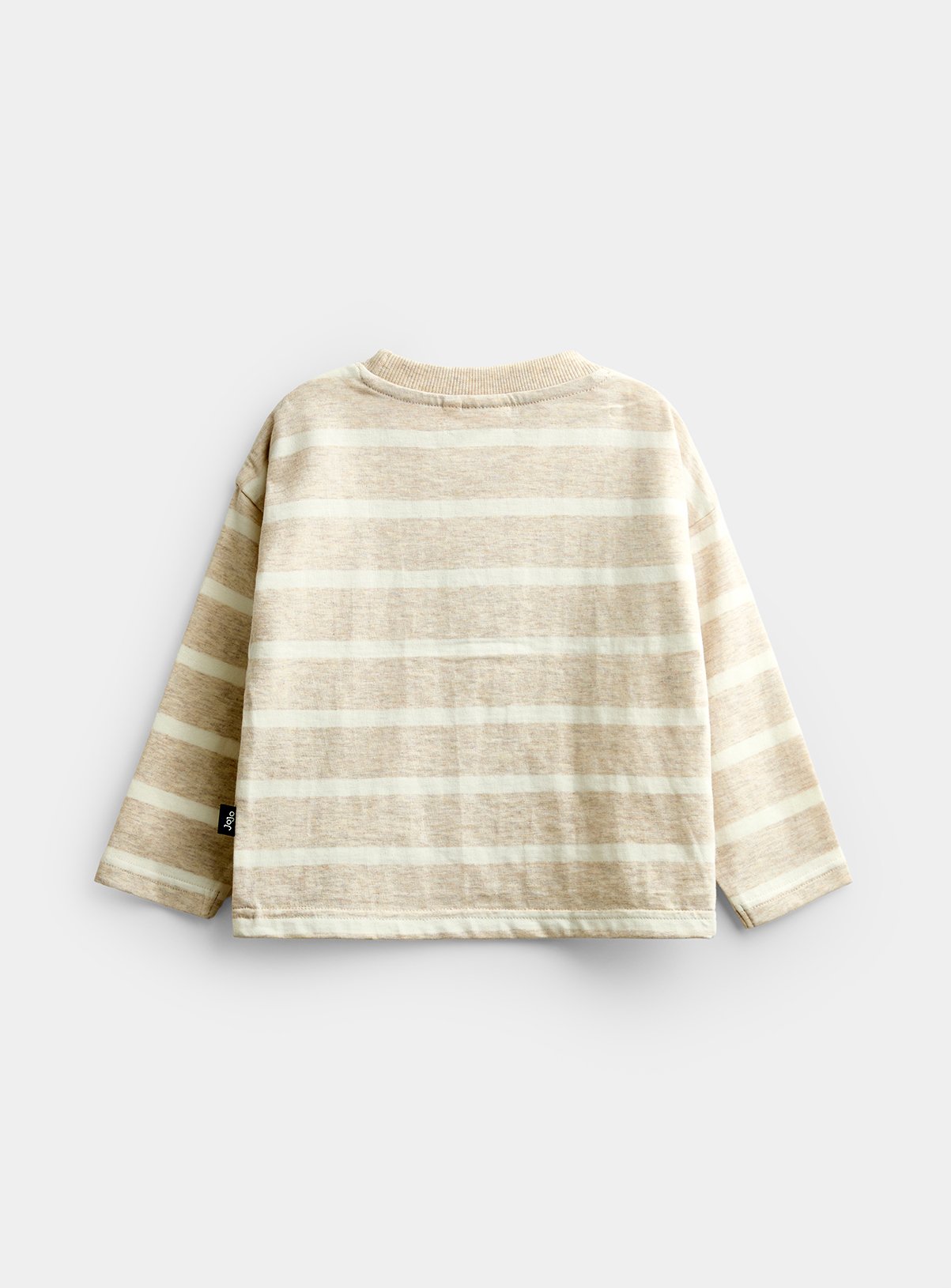 JOJO MAMAN BÉBÉ Wild One Highland Cow Embroidered Top Oatmeal Marl 12-18 months - Image 4 thumbnail