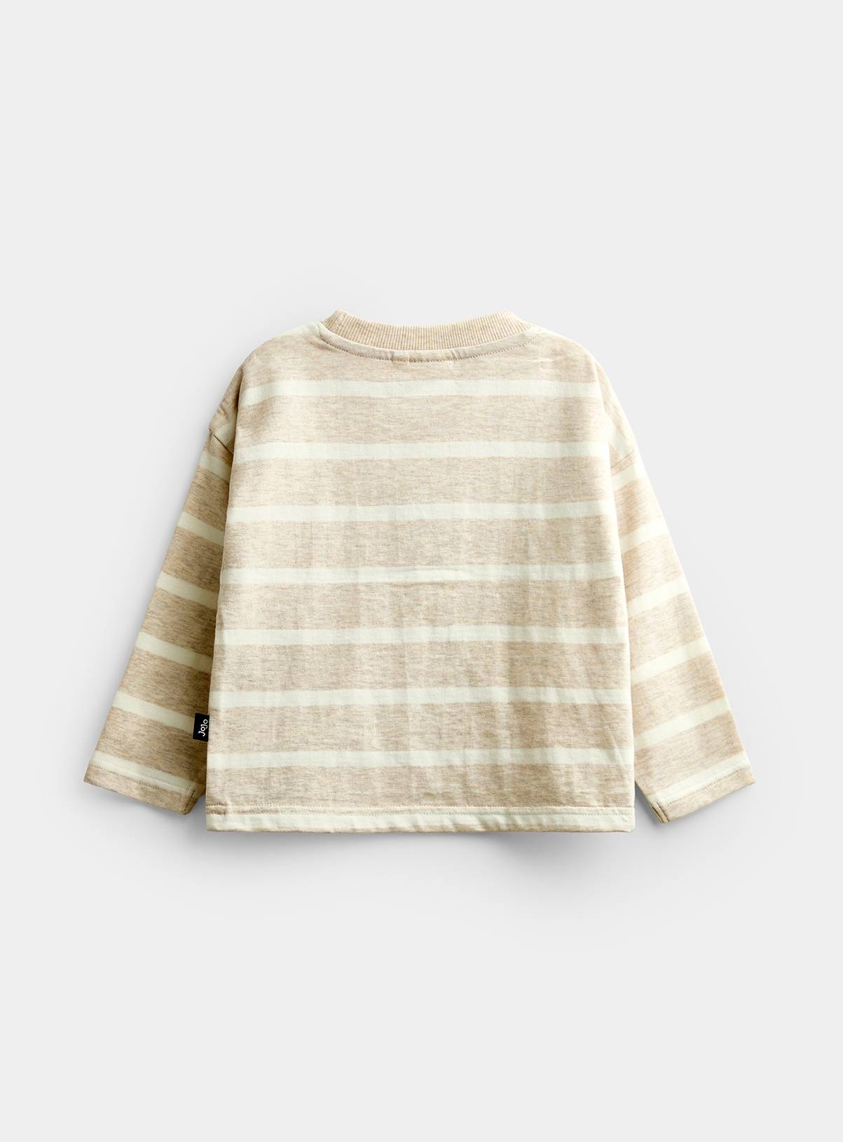JOJO MAMAN BÉBÉ Wild One Highland Cow Embroidered Top Oatmeal Marl 12-18 months - Image 4