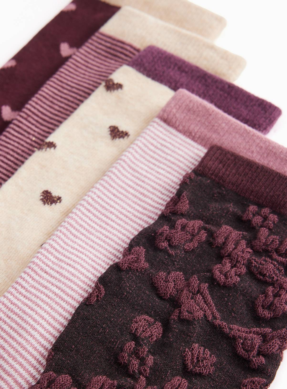 Patterned Ankle Socks 5 Pack  6-8 - Image 2