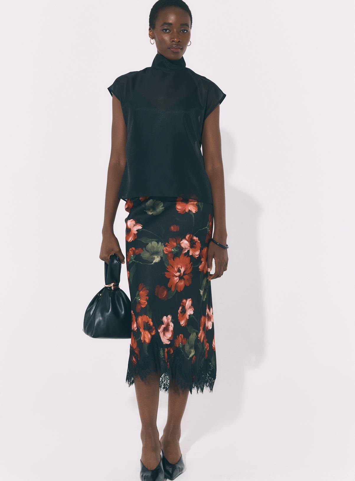 Organza Funnel Neck Top 20 - Image 2