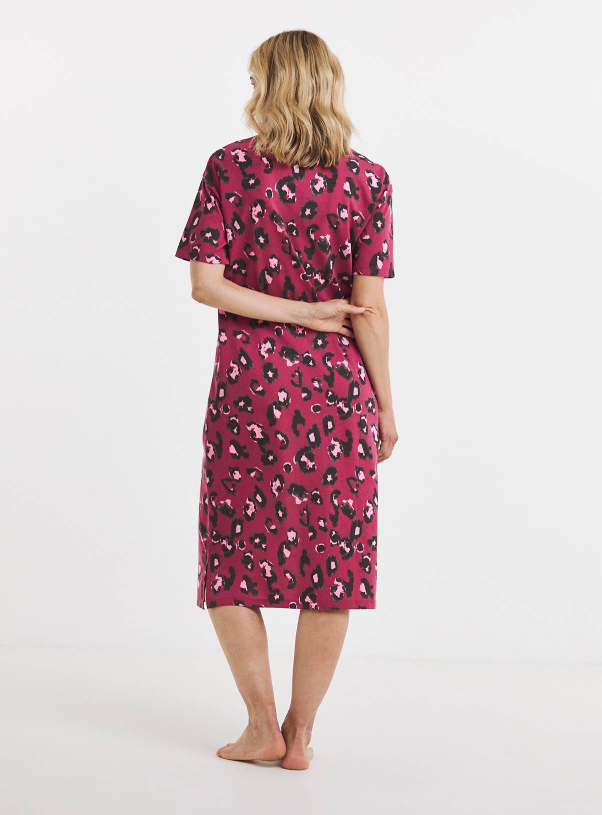 SIMPLY BE Value 2 Pack Leopard Nighties 32-34 - Image 2