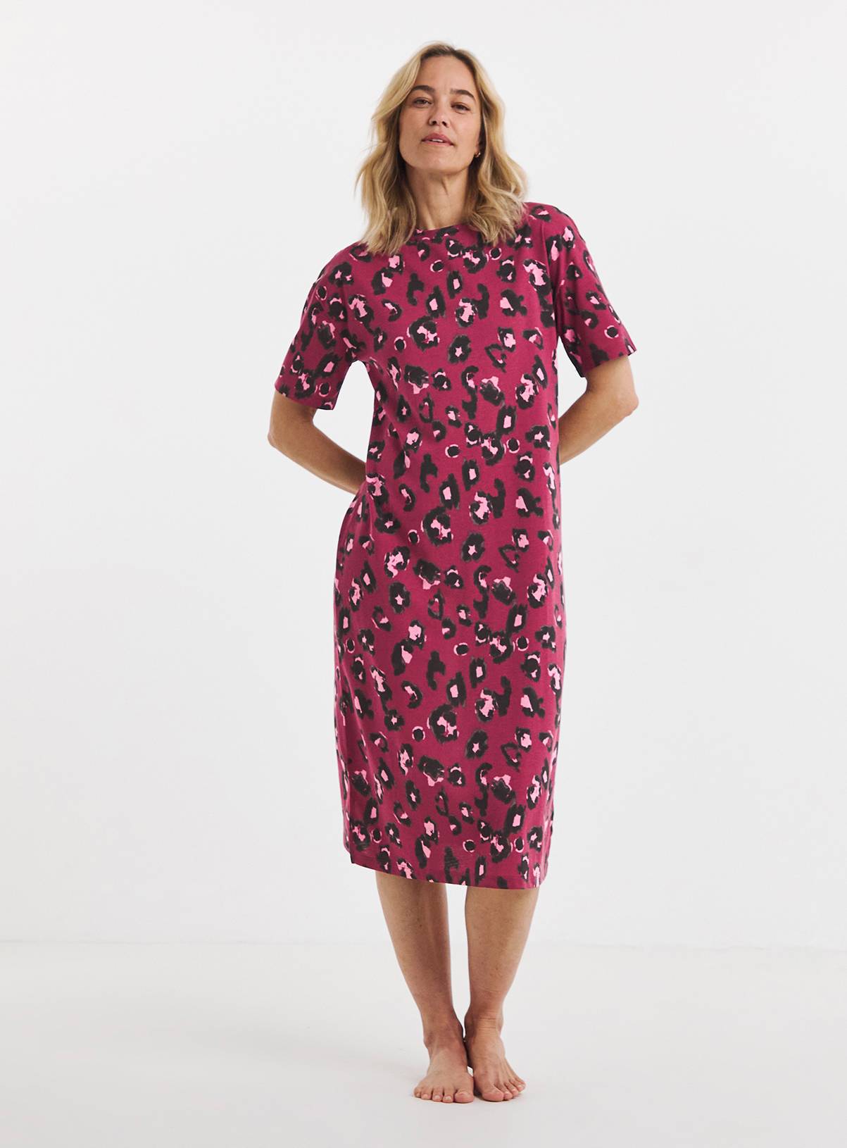 SIMPLY BE Value 2 Pack Leopard Nighties 32-34 - Image 3