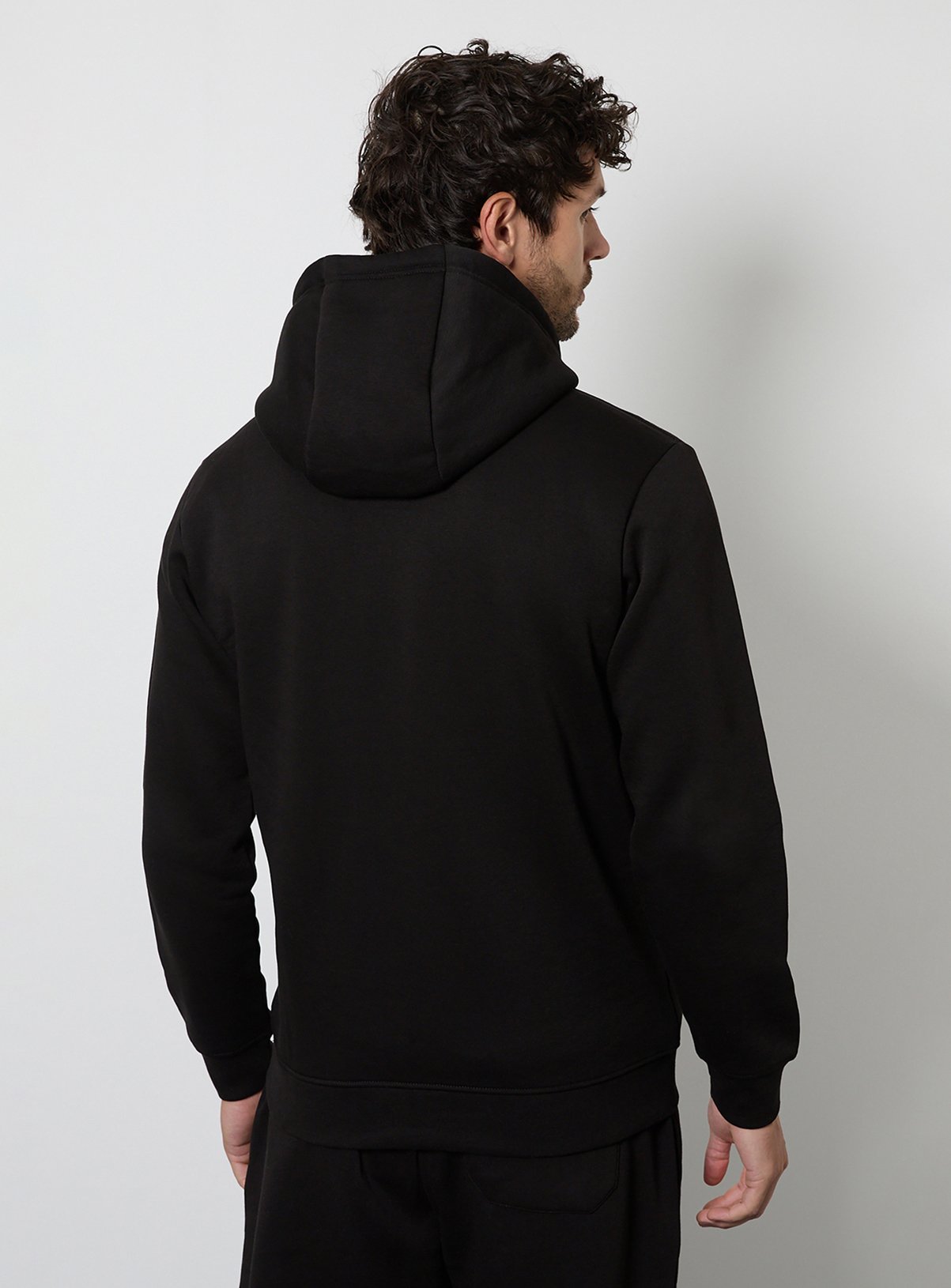 BURTON Black Regular Zip Through Hoodie L - Image 3 thumbnail