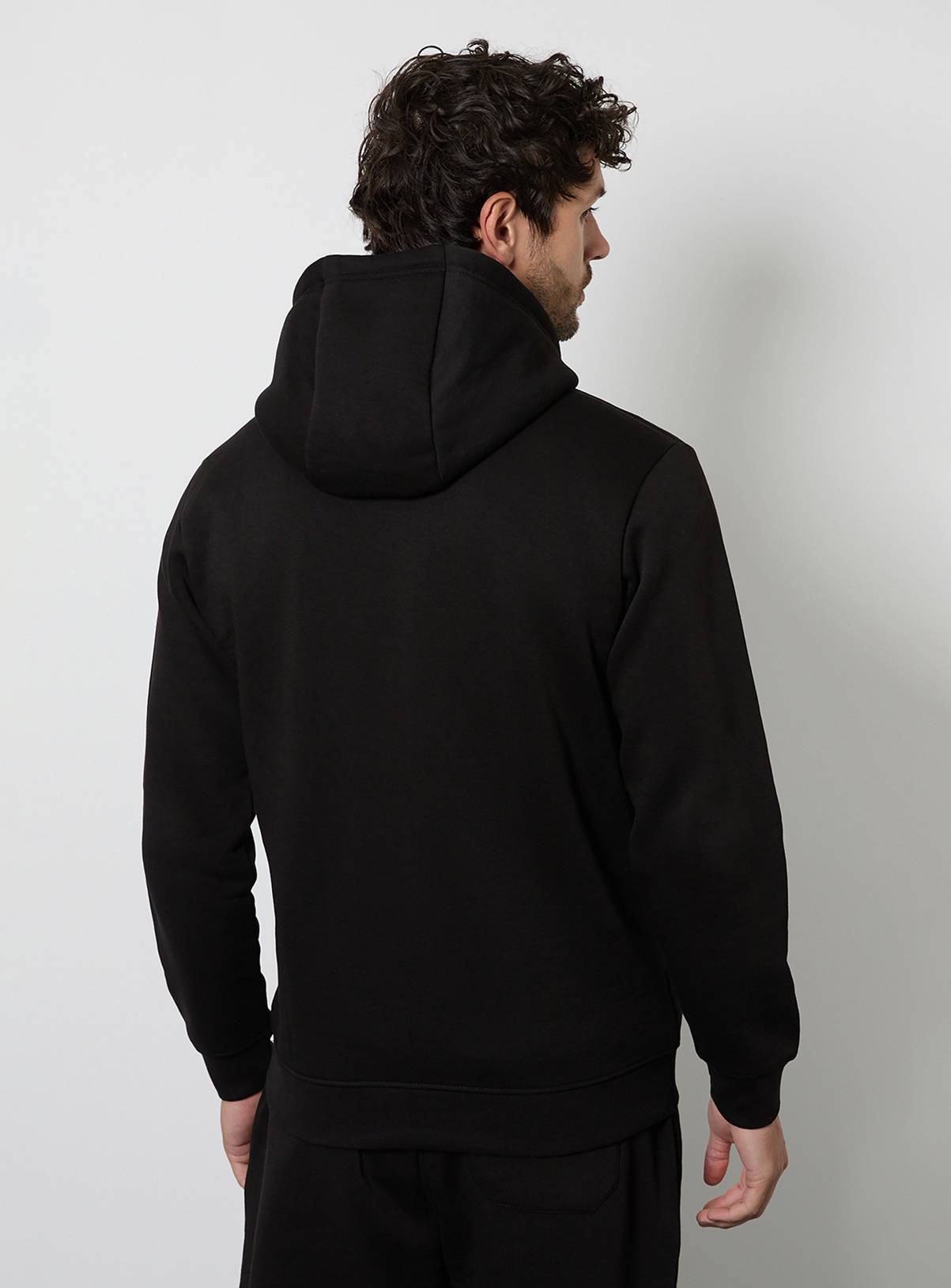 BURTON Black Regular Zip Through Hoodie L - Image 3