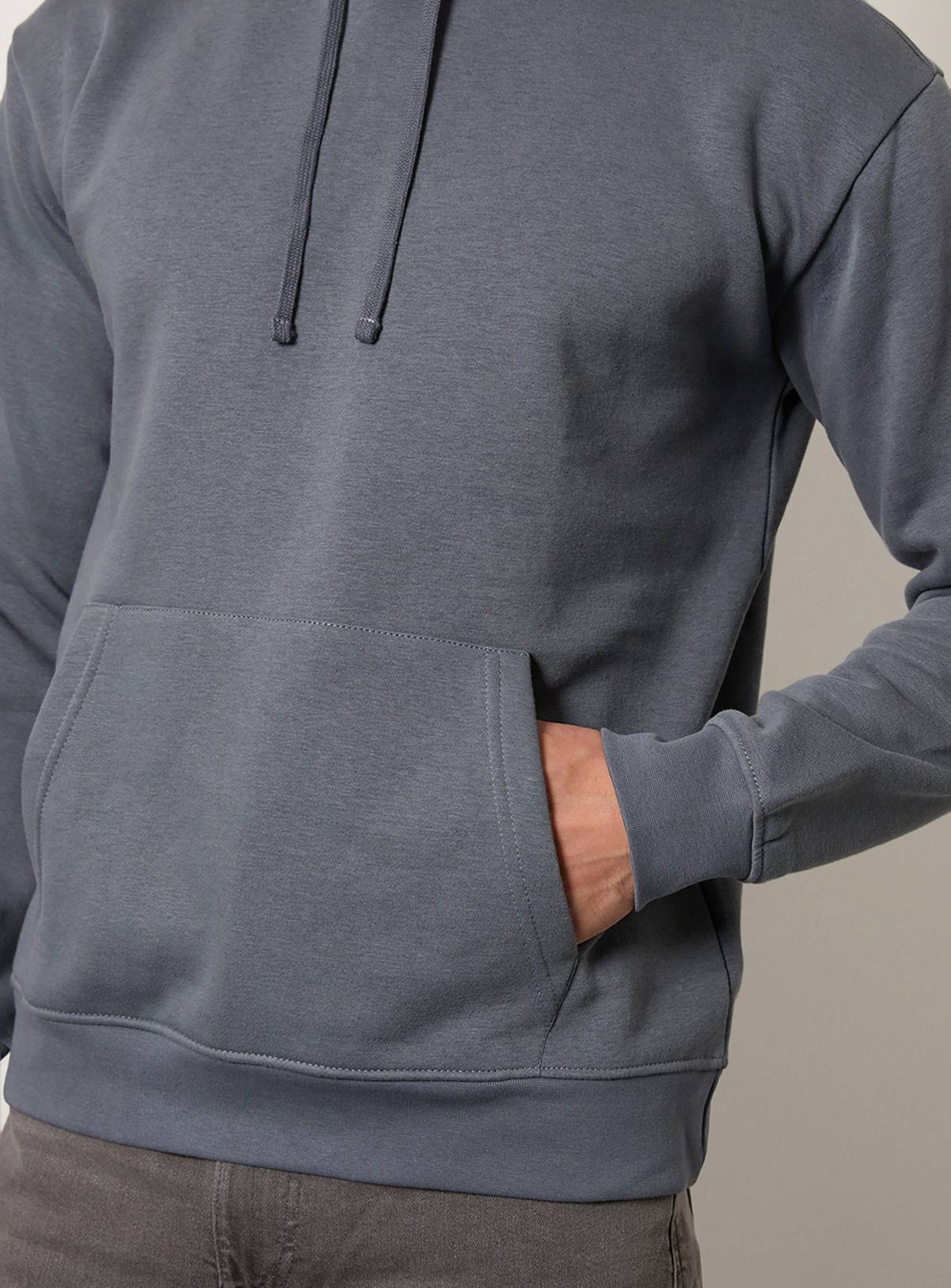 BURTON Blue Grey Overhead Hoodie XXL - Image 2
