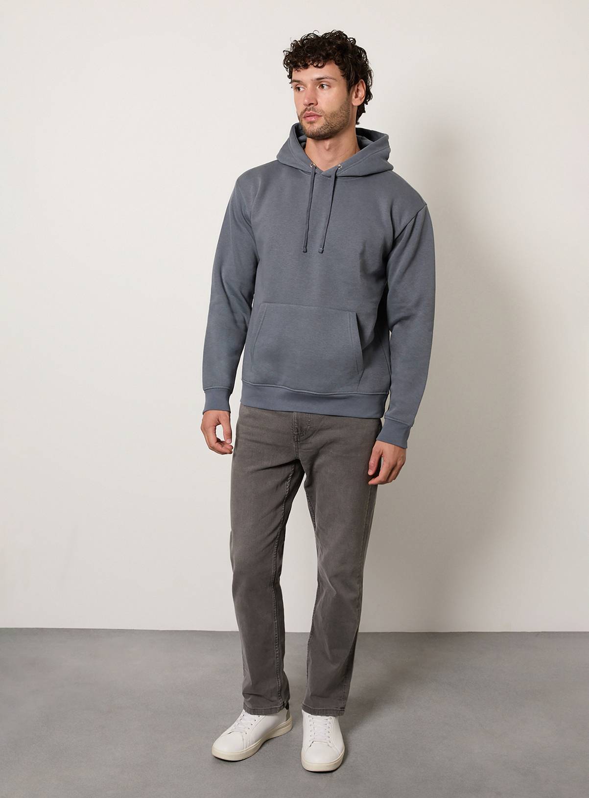 BURTON Blue Grey Overhead Hoodie XXL - Image 4