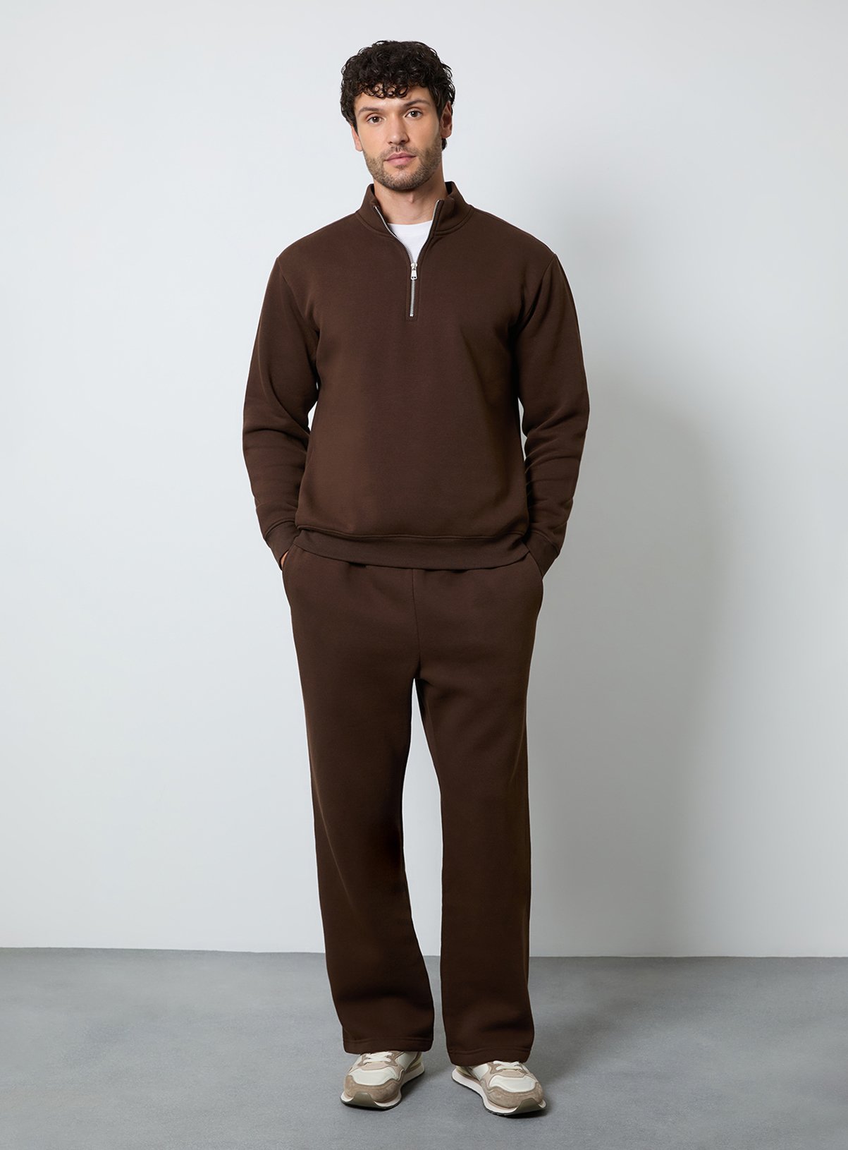 BURTON Brown Straight Leg Joggers M - Image 2 thumbnail