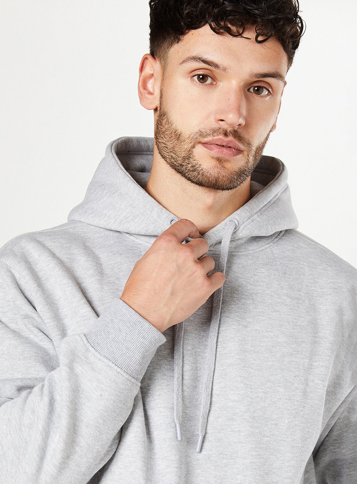 BURTON Grey Marl Overhead Hoodie XXL - Image 2 thumbnail