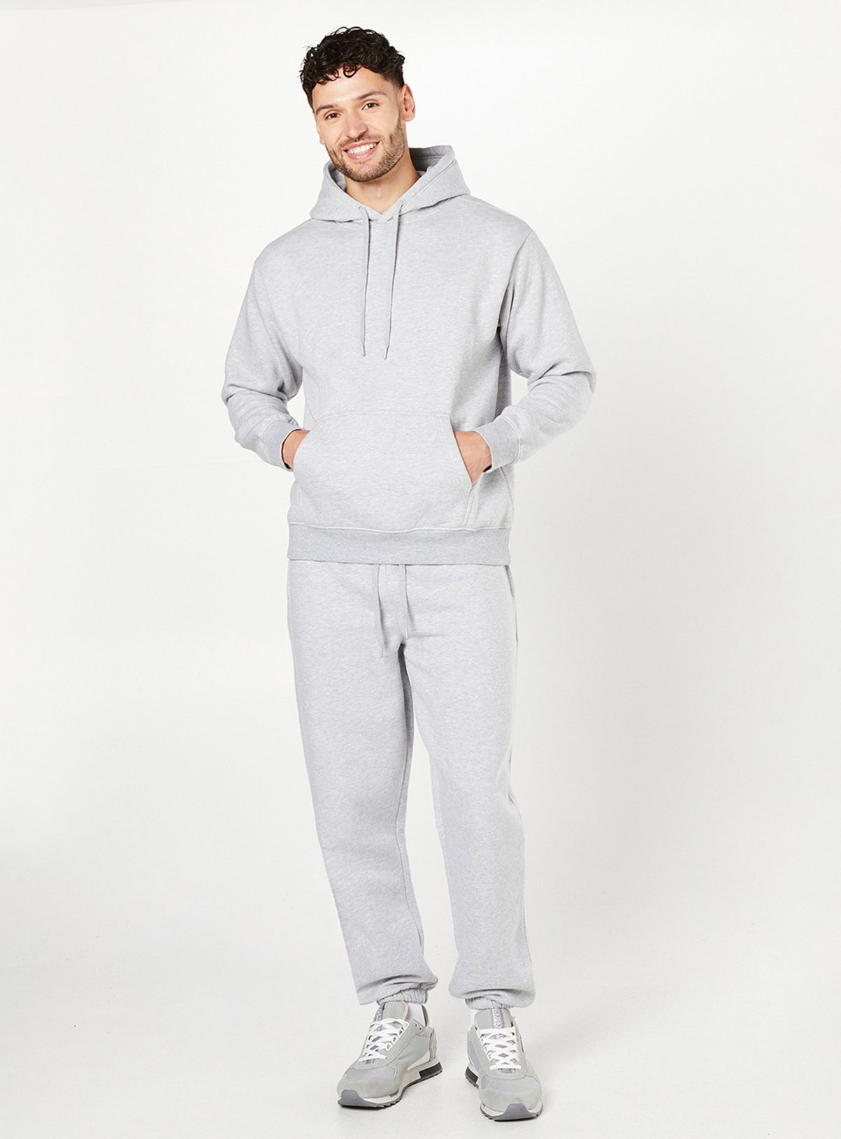 BURTON Grey Marl Overhead Hoodie XXL - Image 4 thumbnail