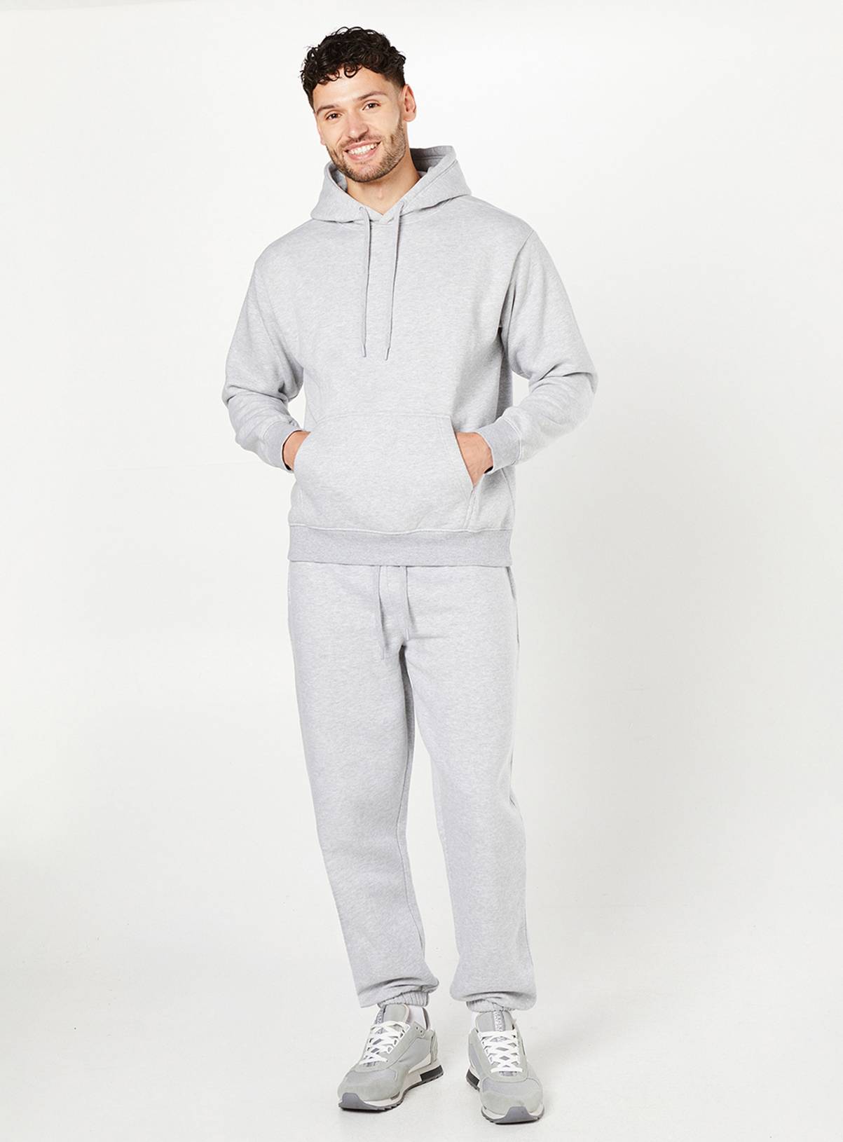 BURTON Grey Marl Overhead Hoodie XXL - Image 4