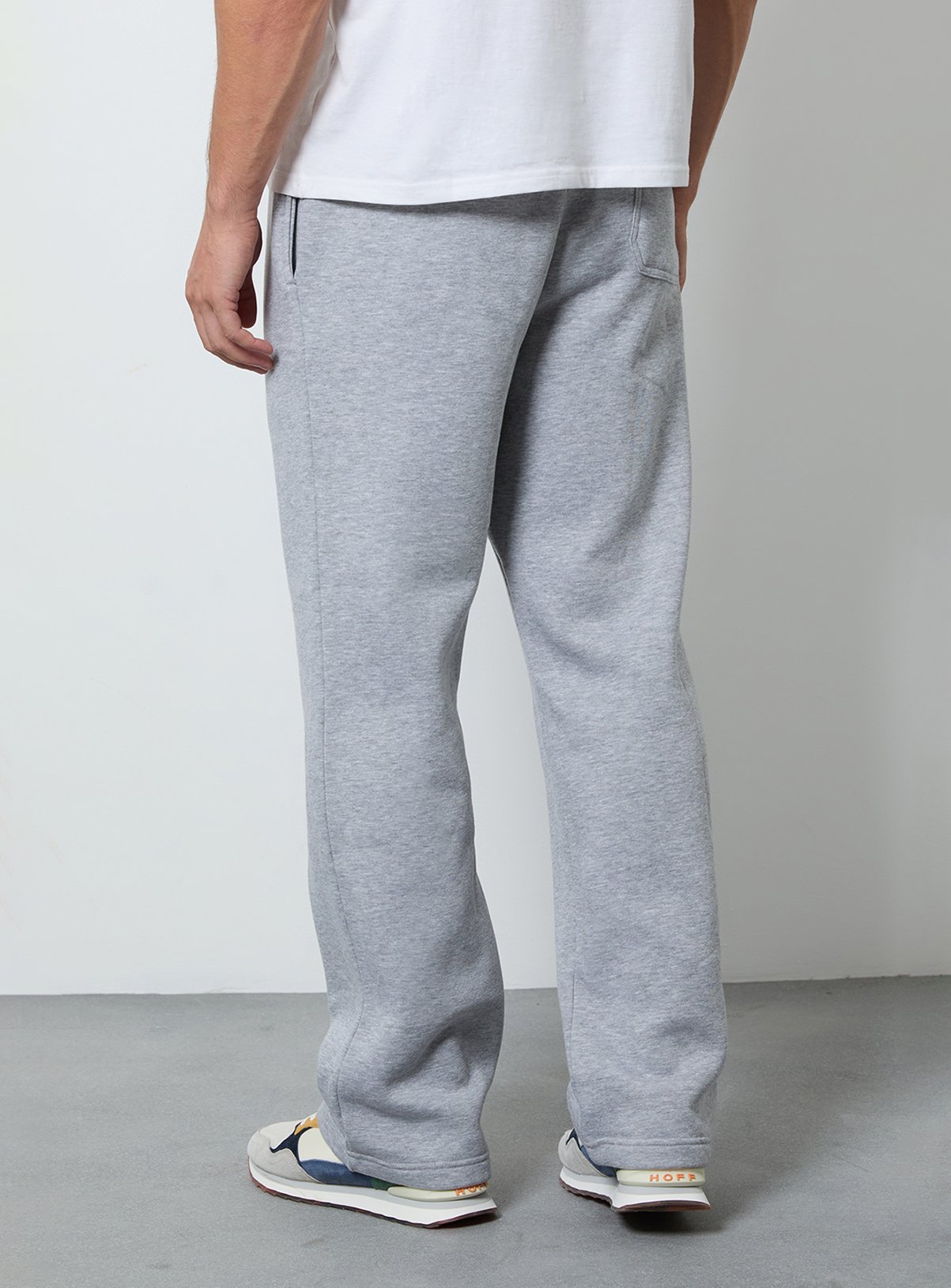 BURTON Grey Marl Pintuck Straight Leg Joggers M - Image 3 thumbnail