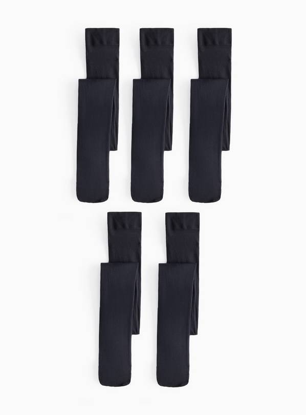 Opaque Black 60 Dernier Tights 5-Pack 5-6 years
