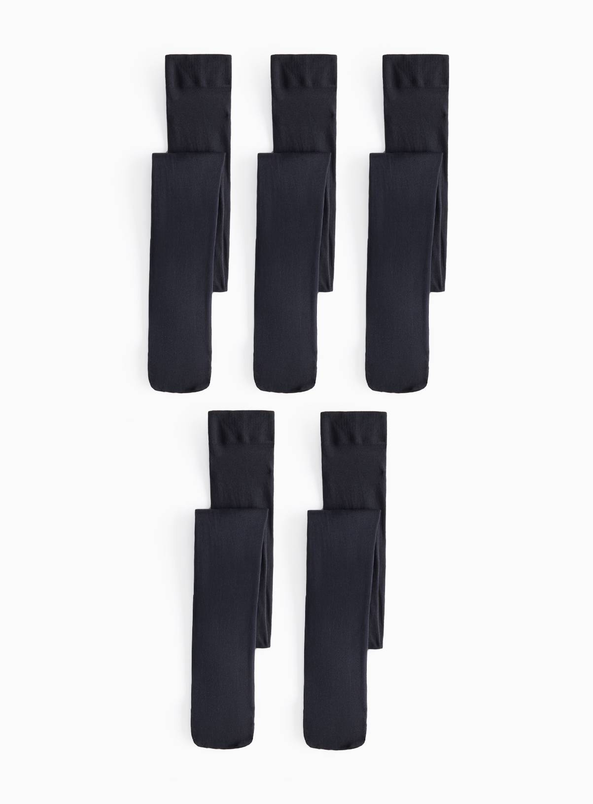 Opaque Black 60 Dernier Tights 5-Pack 3-4 years - Image 1