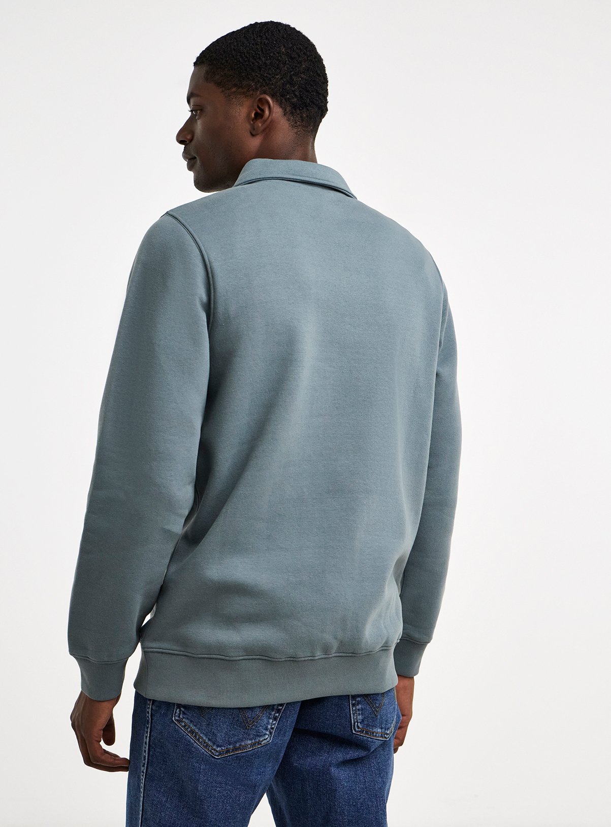 JACAMO 1/4 Zip Sweat Polo Regular Fit 3XL - Image 2 thumbnail