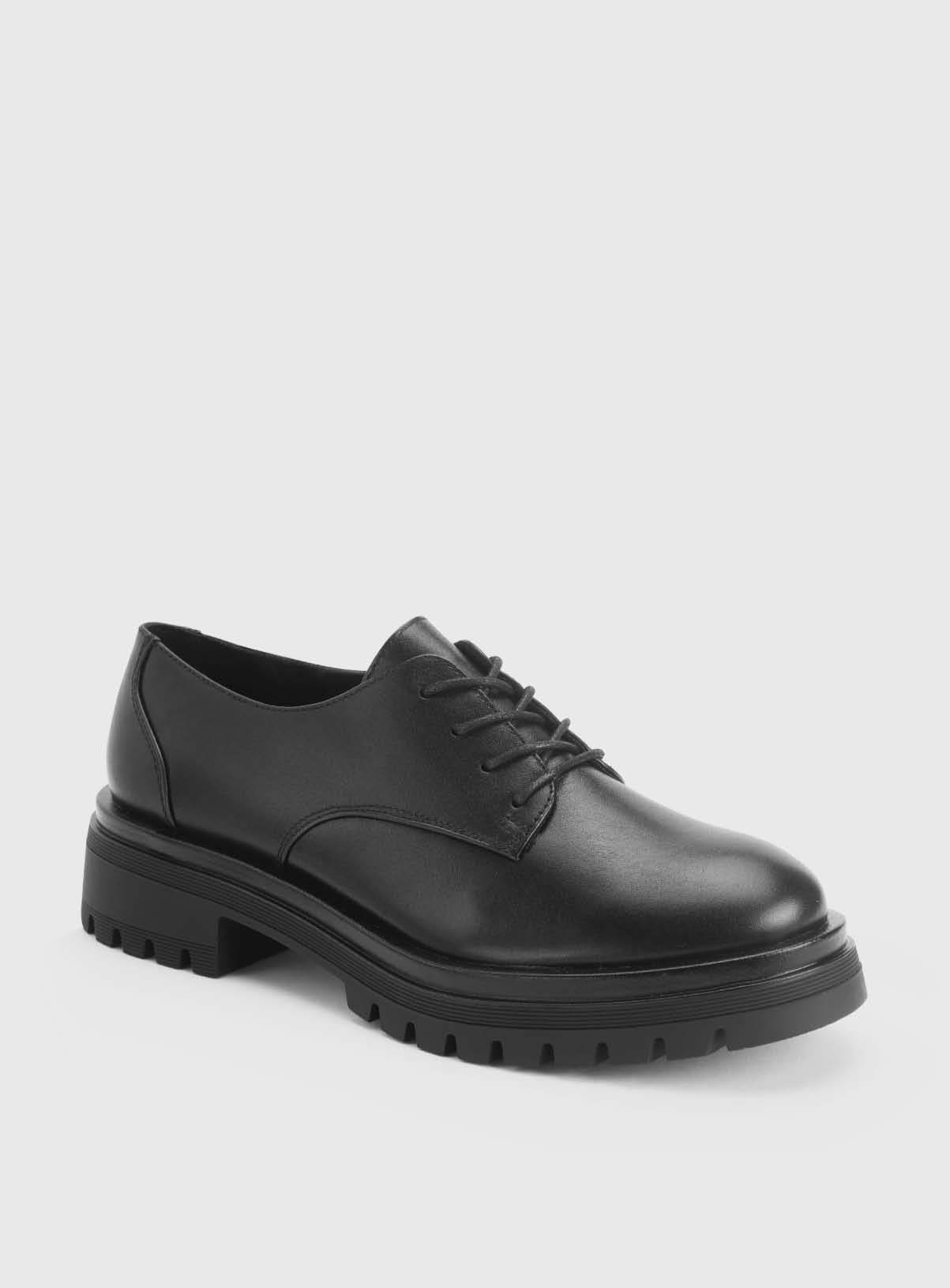 START-RITE Barcelona Black Leather Girls Lace Up Angry Angels School Shoes 3.5 - Image 4