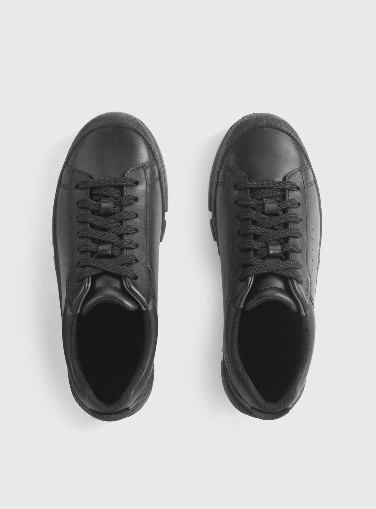 START-RITE Rhino Challenger Black Leather Senior Boys Lace Up School Shoes 1.5 - Image 3 thumbnail