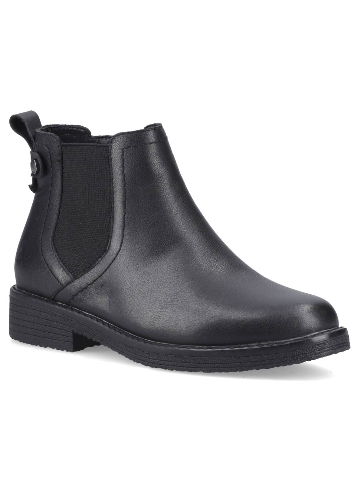 HUSH PUPPIES Maddy Leather Chelsea Boots Black 6 - Image 1