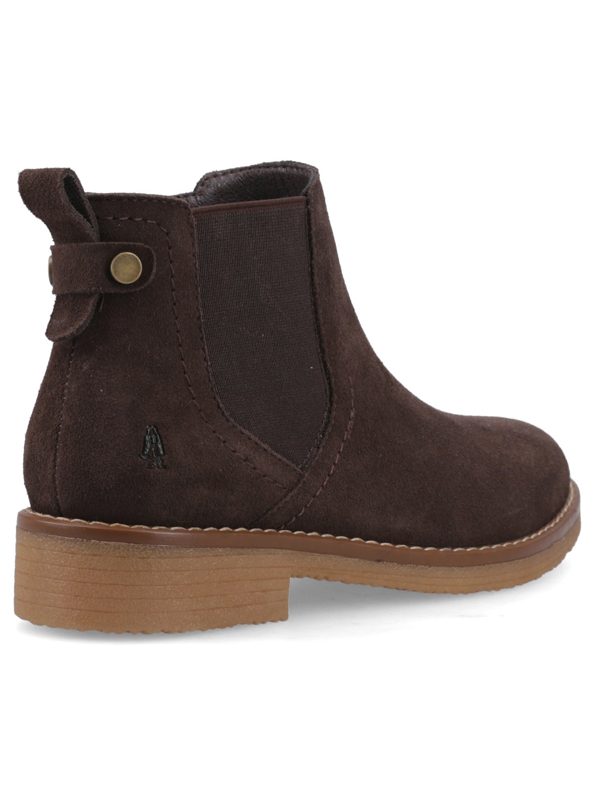 HUSH PUPPIES Water Resistant Suede Chelsea Maddy Boots Brown 5 - Image 2 thumbnail