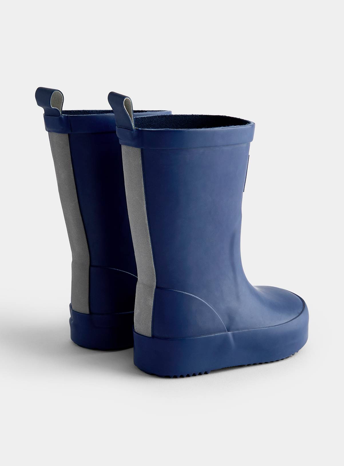 JOJO MAMAN BÉBÉ Plain Wellies Navy Blue 3 Infant - Image 4